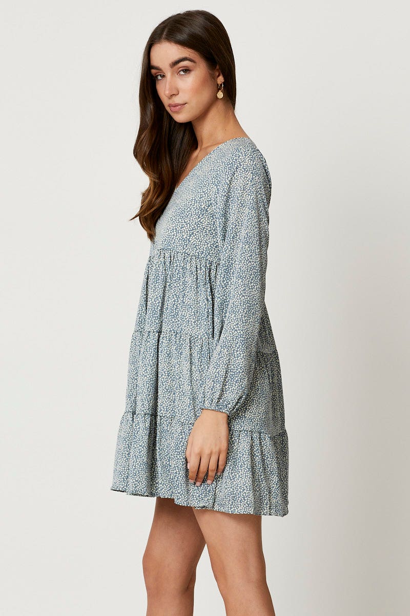 Print Skater Dress - Image 3