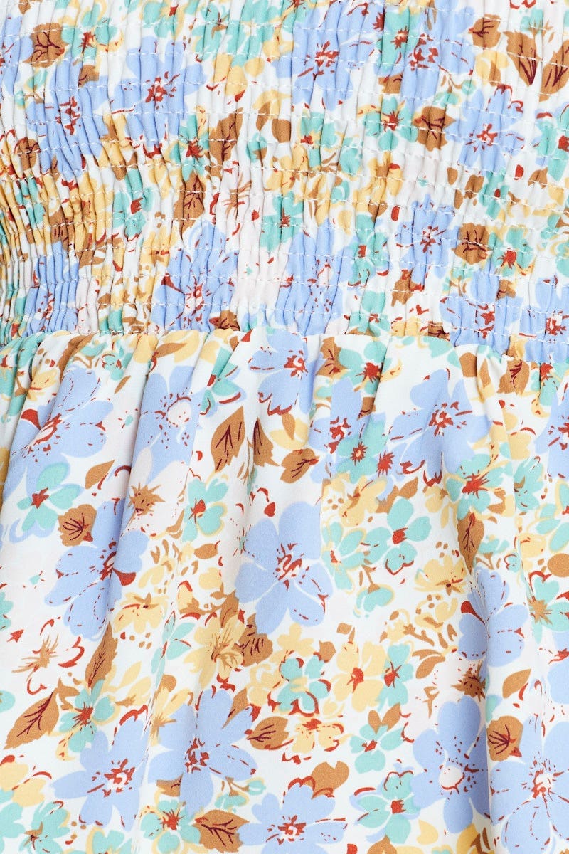 Print Smock Top Short Sleeve - Image 12