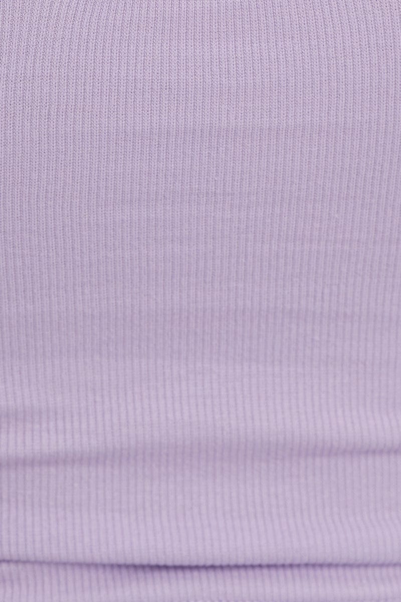 Purple Tie Front Cami - Image 6