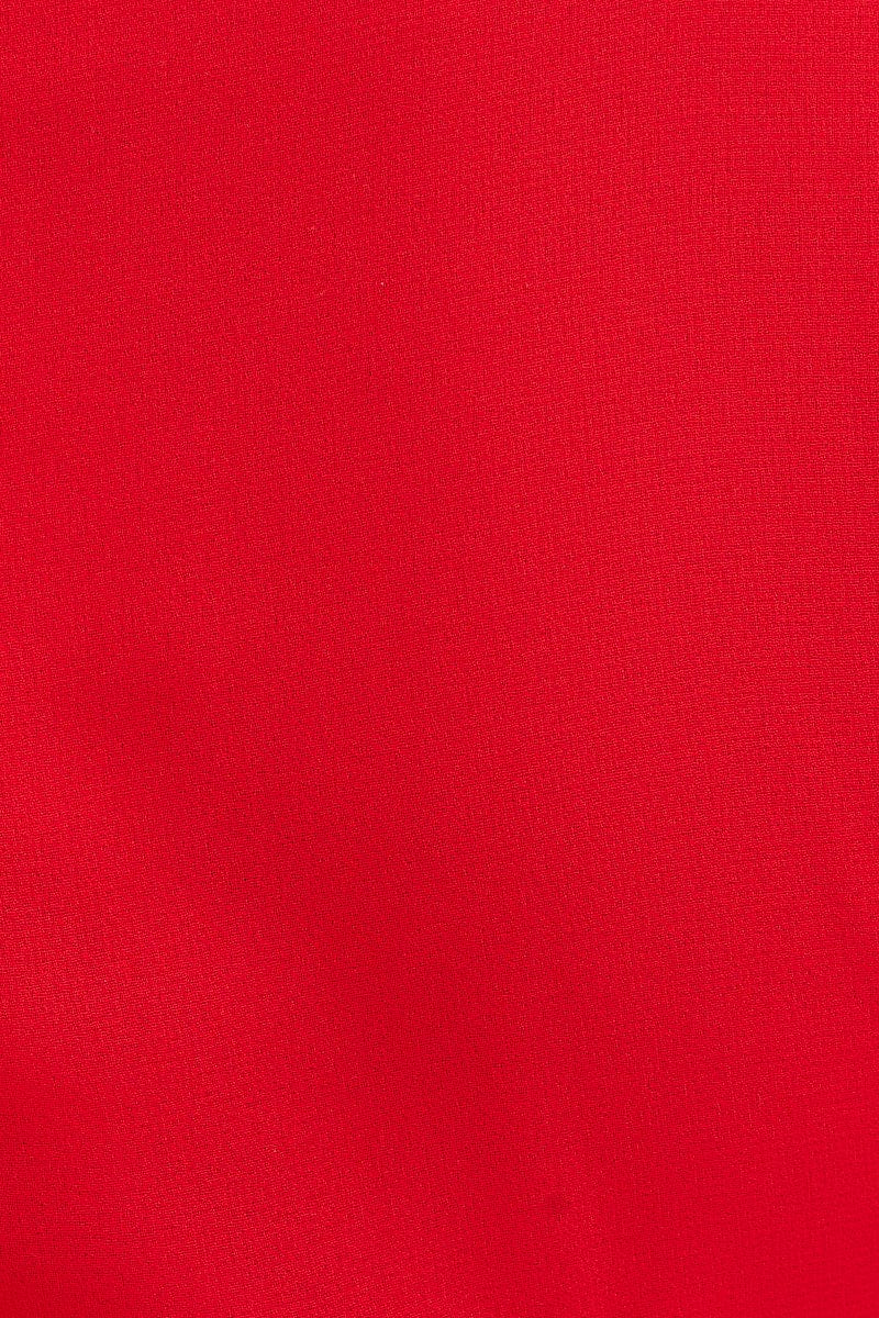 Red Long Sleeve Party Bodycon Dress - Image 6