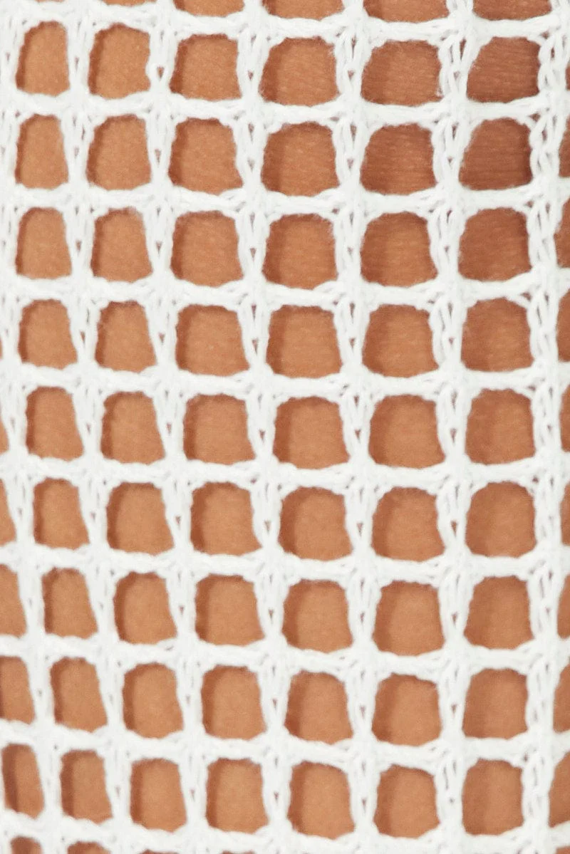 White Crochet Beach Pants - Image 6