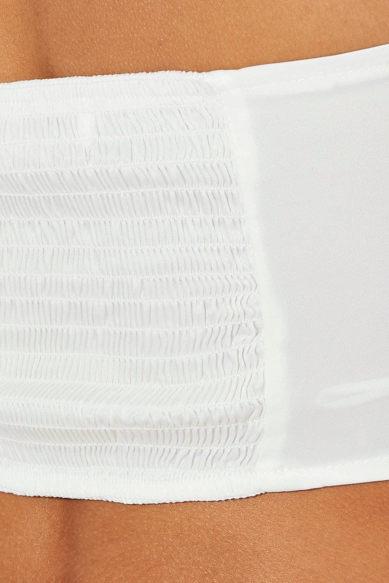 White Crop Top Halter - Image 6