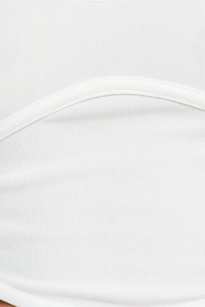 White Crop Top - Image 6