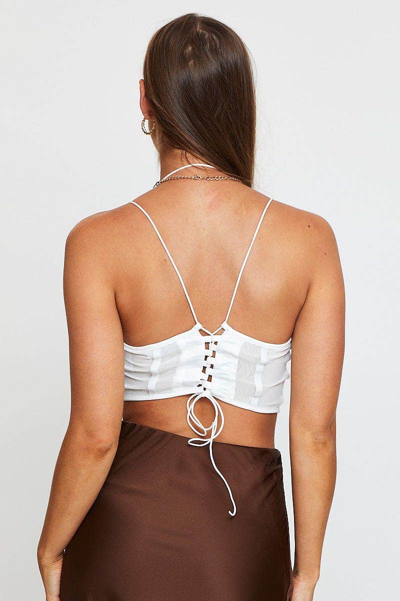 White Crop Top - Image 5