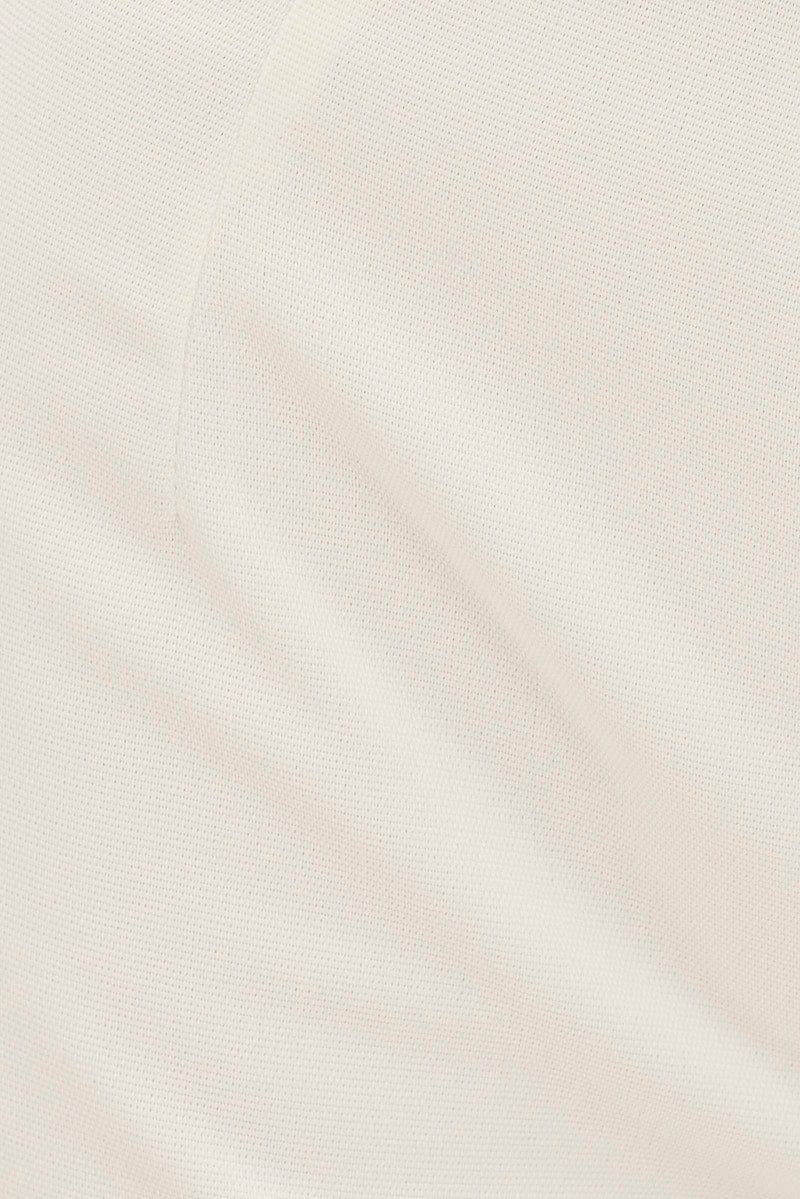 White Cropped Pant High Waisted - Image 6