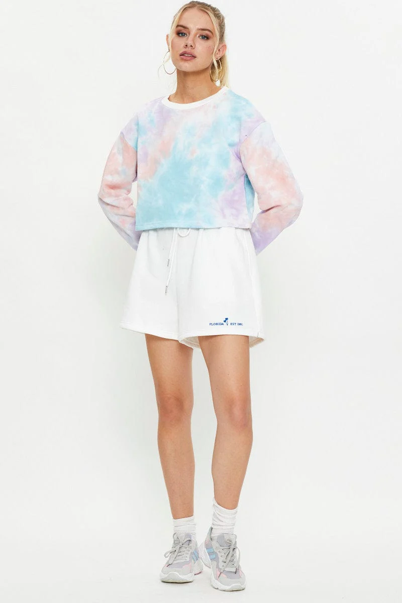 White Palm Beach Track Shorts - Image 3