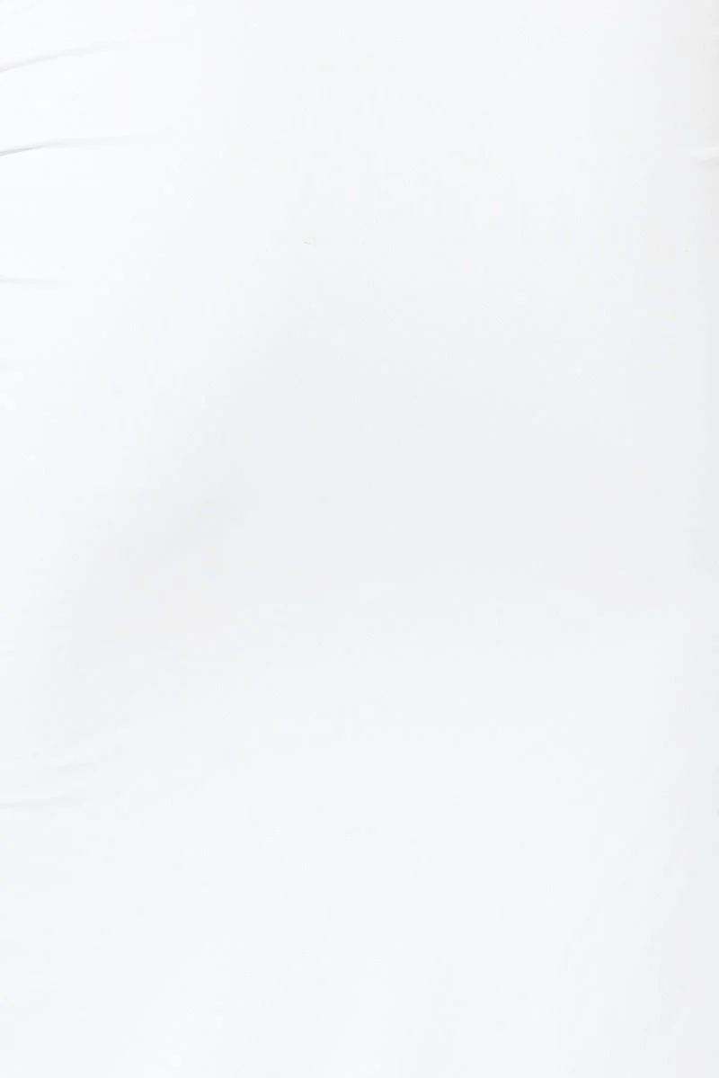 White Ruffle Maxi Skirt - Image 6