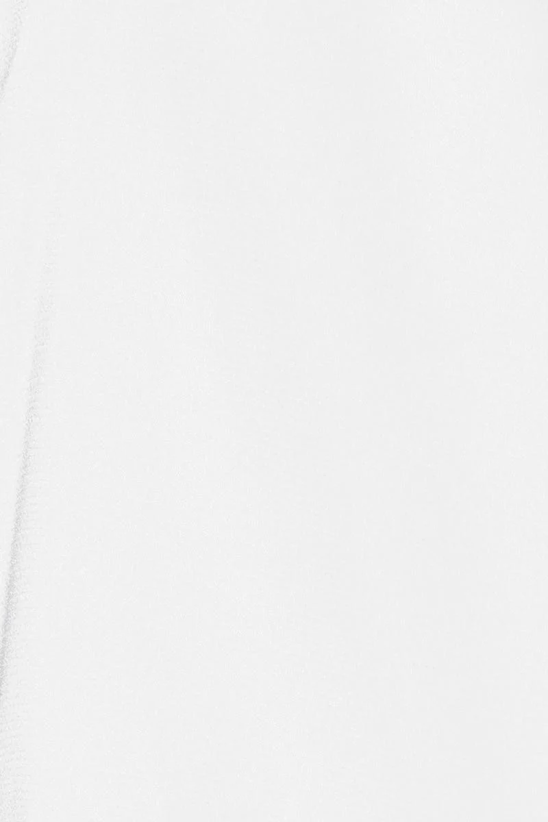White Scarf Top Long Sleeve Crop - Image 6