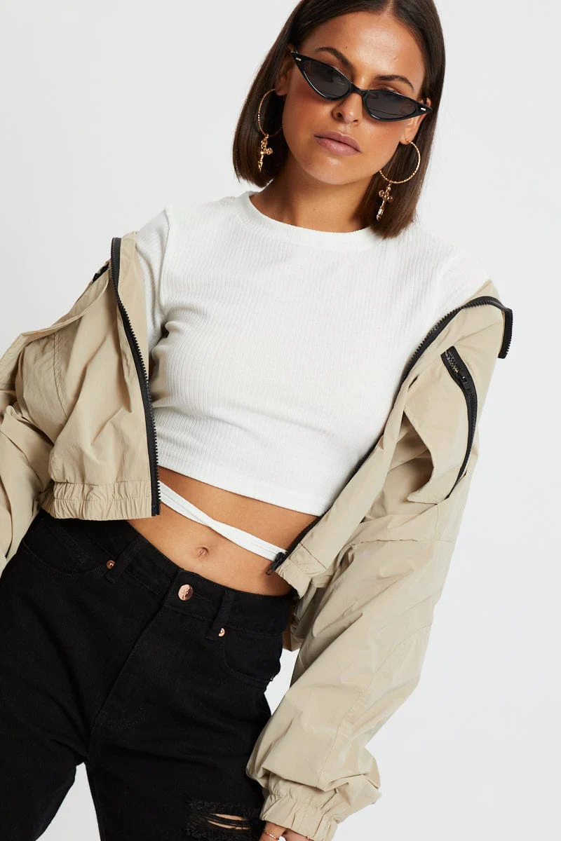 White Tie Waist Top - Image 4