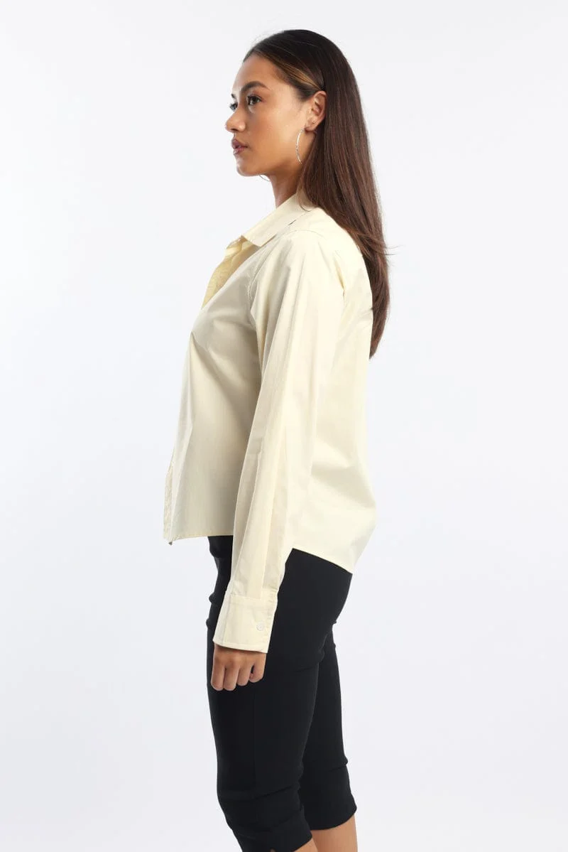 Yellow Smart Fit Shirt - Image 3