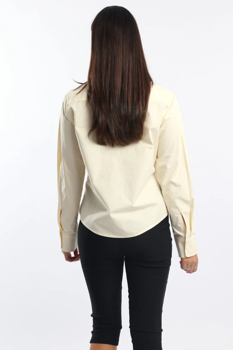 Yellow Smart Fit Shirt - Image 4