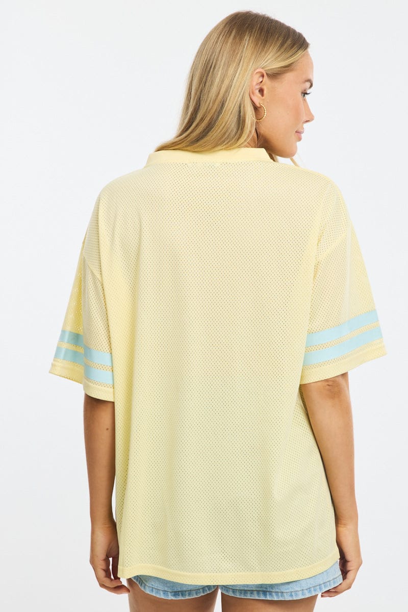 Yellow Sport Tee Short Sleeve - Image 5
