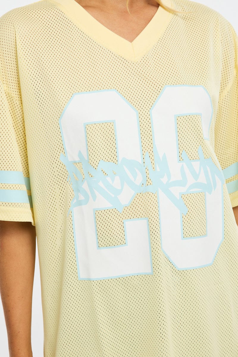 Yellow Sport Tee Short Sleeve - Image 6