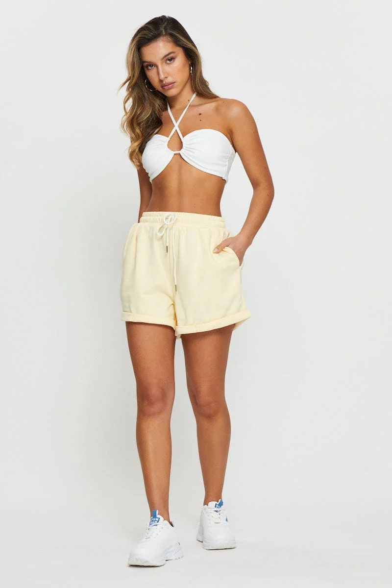Yellow Track Shorts - Image 2