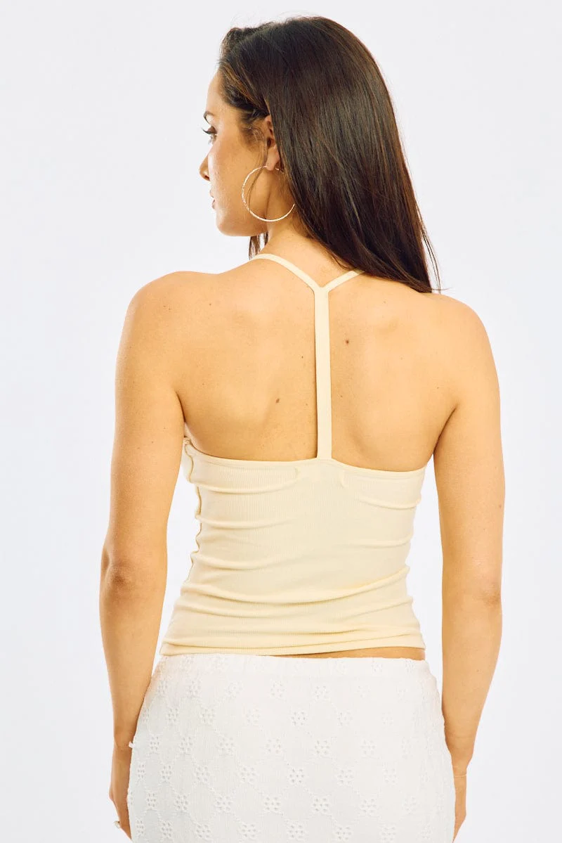 Yellow V-neck Top - Image 4